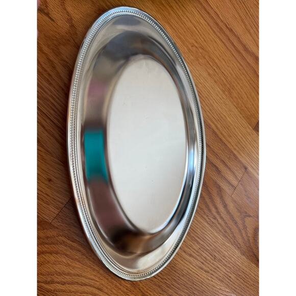 Vintage‎ Oneida Jefferson Roll Tray Excellent condition Thanksgiving table - Picture 3 of 5